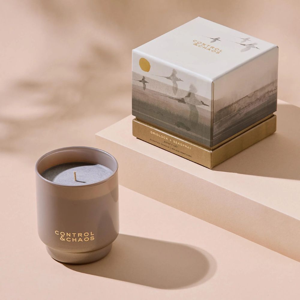 Control & Chaos Gridlock + Seaspray Scented Candle