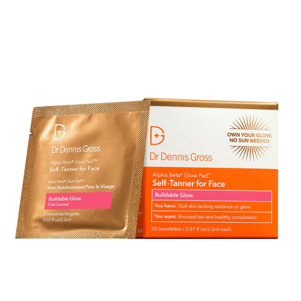 Dr. Dennis Gross Alpha Beta Glow Pad Self-Tanner for Face