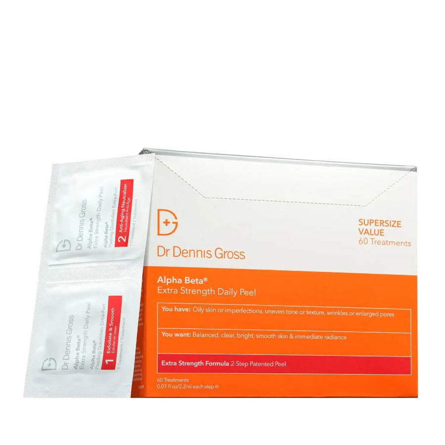 Dr Dennis Gross Extra Strength Alpha Beta Daily Peel | 60 Packets