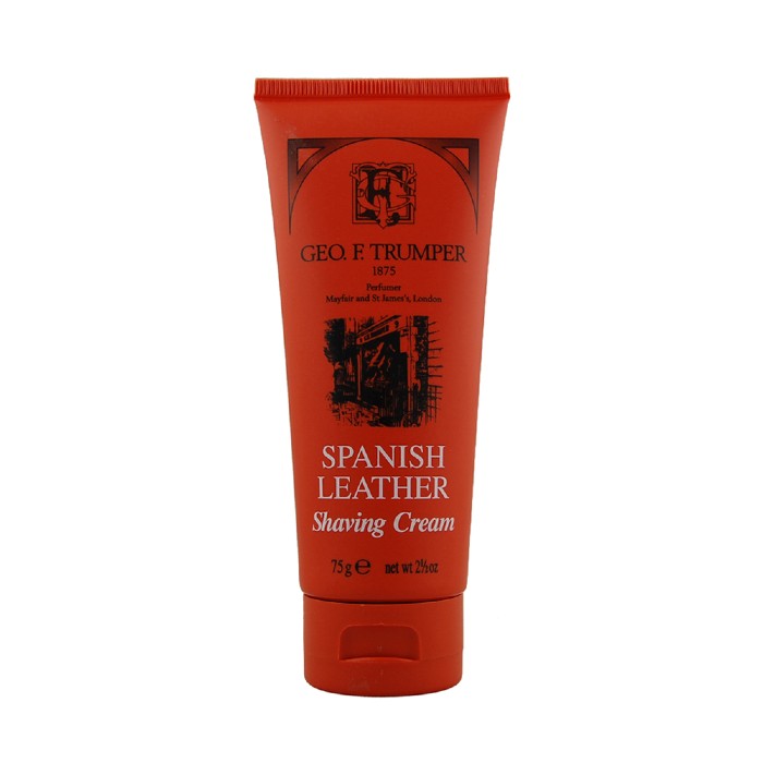 Geo F Trumper Spanish Leather Shaving Cream Tube | 75g