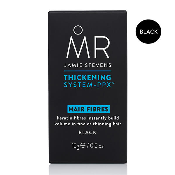 Mr Jamie Stevens Thickening Hair Fibres - Black