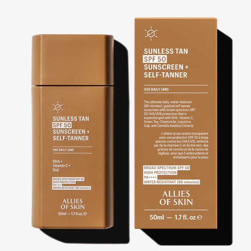 Allies of Skin Sunless Tan SPF 50 Sunscreen + Self-Tanner