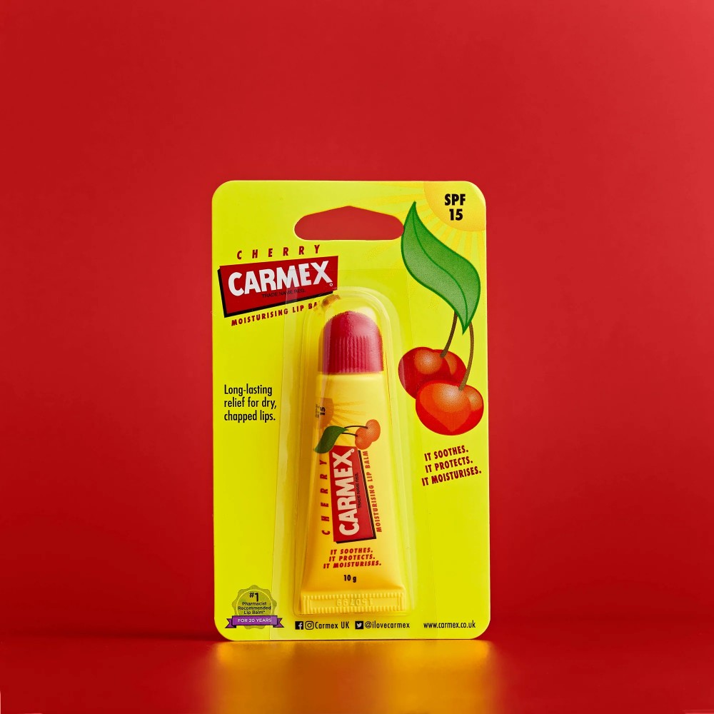 Carmex Cherry Flavoured Lip Balm Tube