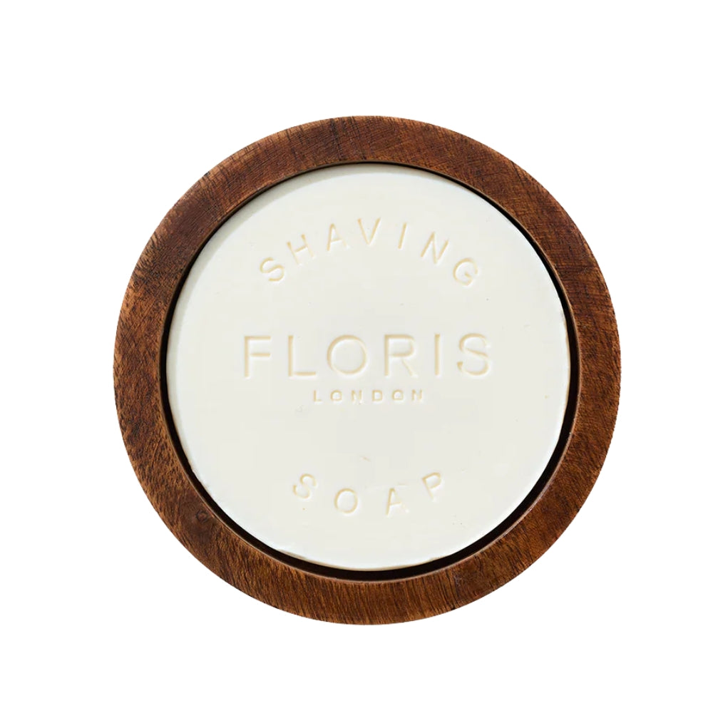Floris Elite Shaving Soap In a Wooden Bowl