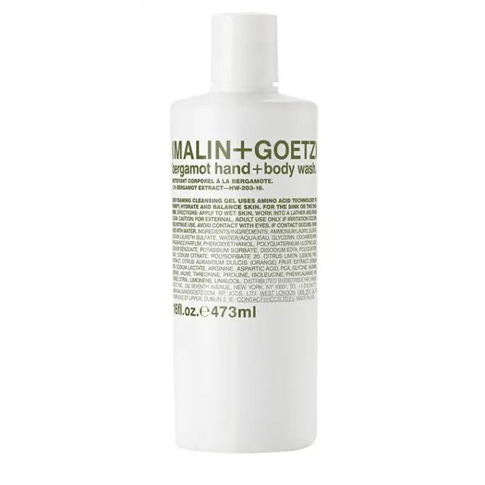 Malin + Goetz Gel douche pour les mains et le corps à la bergamote