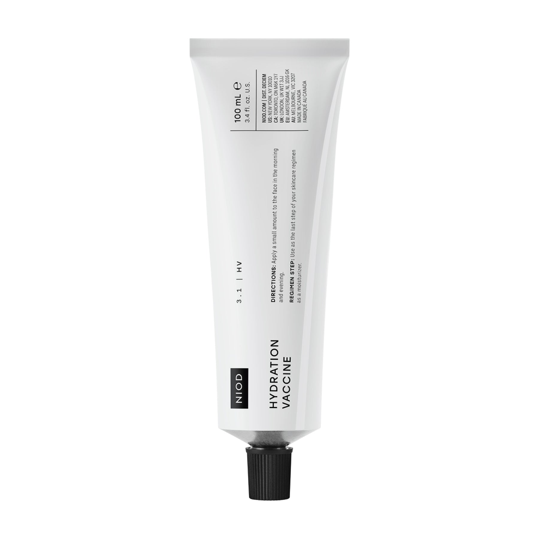 NIOD Hydration Vaccine 100ml Tube