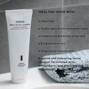Verso Daily Facial Cleanser who it's for