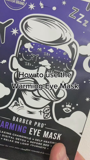 Barber Pro Warming Eye Mask - How To Use