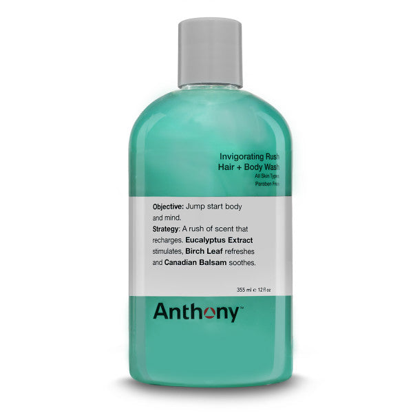 Anthony Invigorating Rush Hair & Body Wash | 355ml