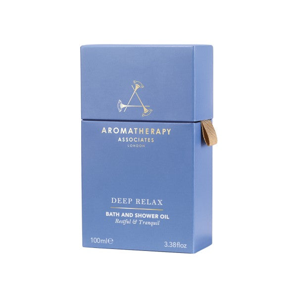 Aromatherapy Associates Super-Size Deep Relax Bath and Shower Oil  -  100ml bottle and box