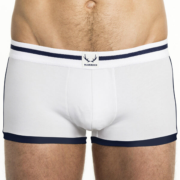 Bluebuck White Nautical Trunk with blue detail
