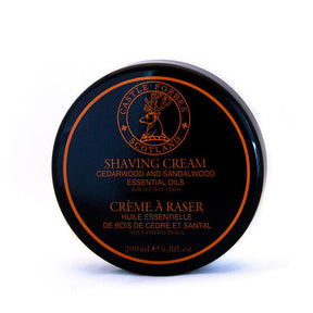 Castle Forbes Cedarwood Sandalwood Shaving Cream - jar