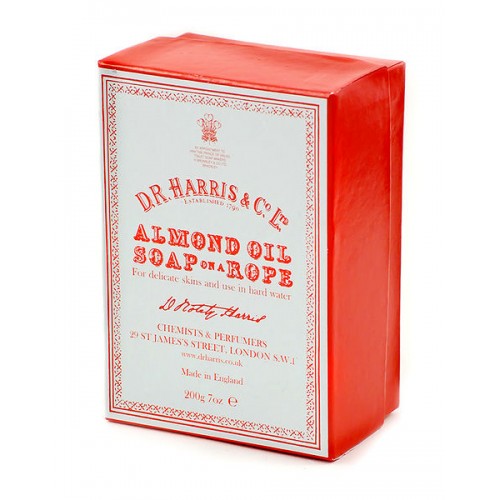 D R Harris Almond Oil Soap On A Rope (200g)