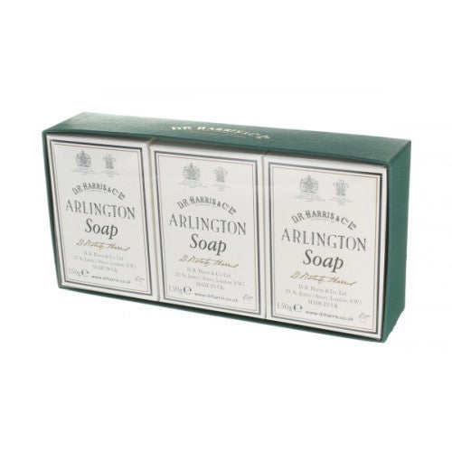 D R Harris Arlington Bath Soap Trio (3 x 150g)