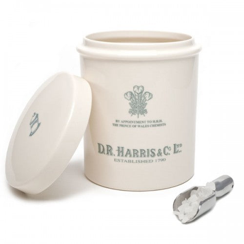 D R Harris Lavender Bath Salts & Ceramic Jar