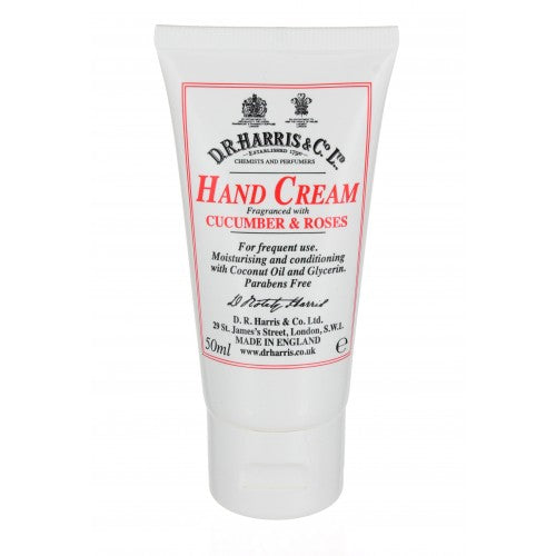 D R Harris Cucumber & Roses Hand Cream (50ml)