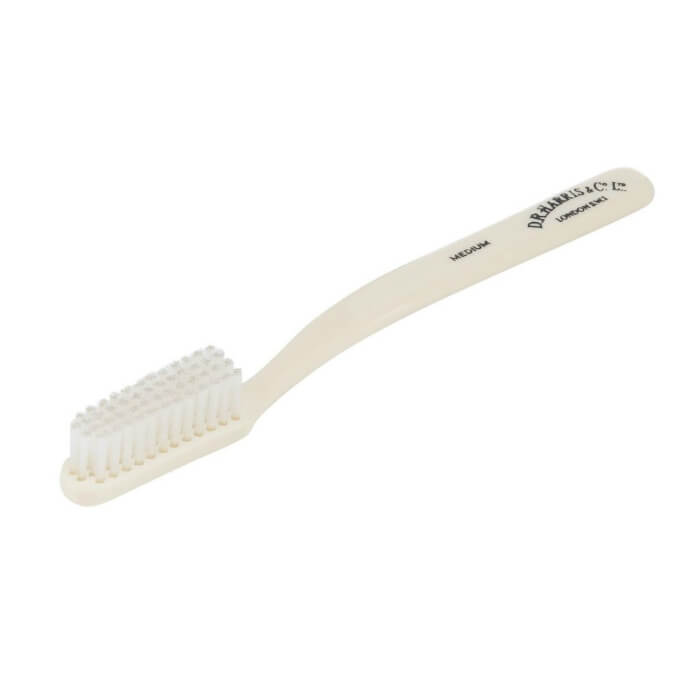 D R Harris Medium Nylon Bristle Toothbrush