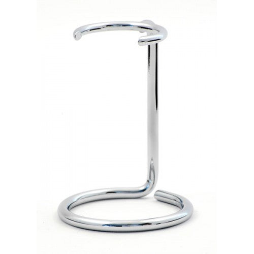 D R Chrome Shaving Brush Drip Stand