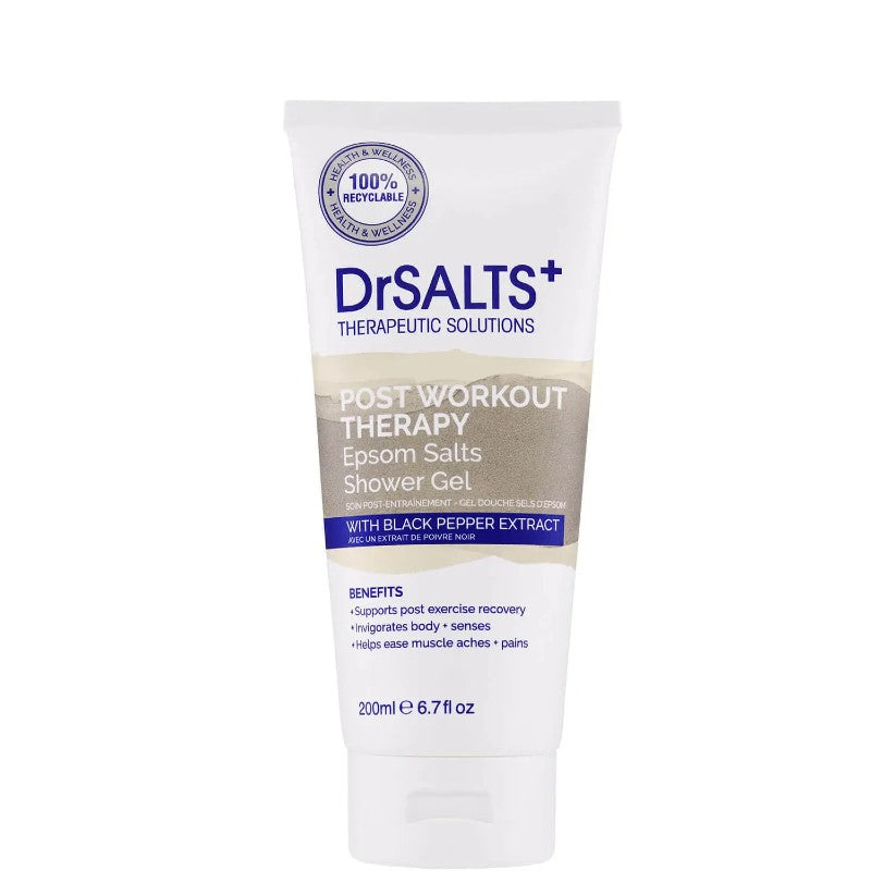 Dr Salts+ Post Workout Therapy Epsom Salts Shower Gel | 200ml