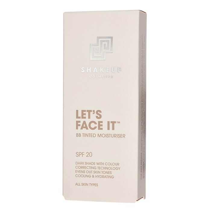 Shakeup Cosmetics Let's Face It - BB Tinted Moisturiser - Dark Shade - Carton