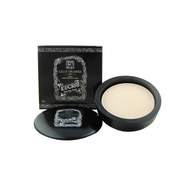 Geo F Trumper Eucris Shave Soap in Wooden Bowl (80g)